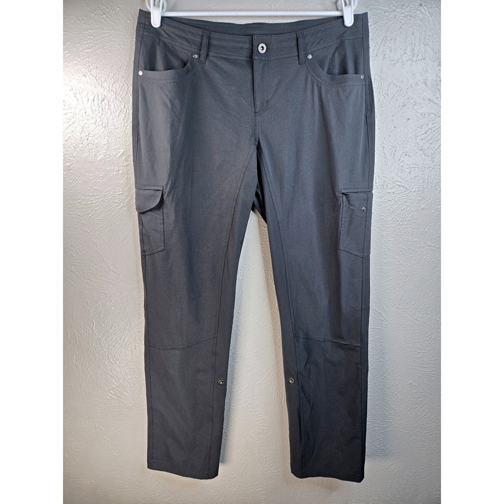 KUHL Freeflex Roll Up Pants Pants 14 Black Hiking Outdoor Straight Utility Cargo